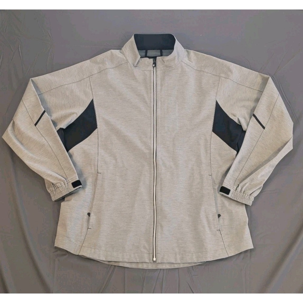 Footjoy Hydrolite Rain Jacket M Womens DryJoys Grey Golf Full Zip New NWT 0014